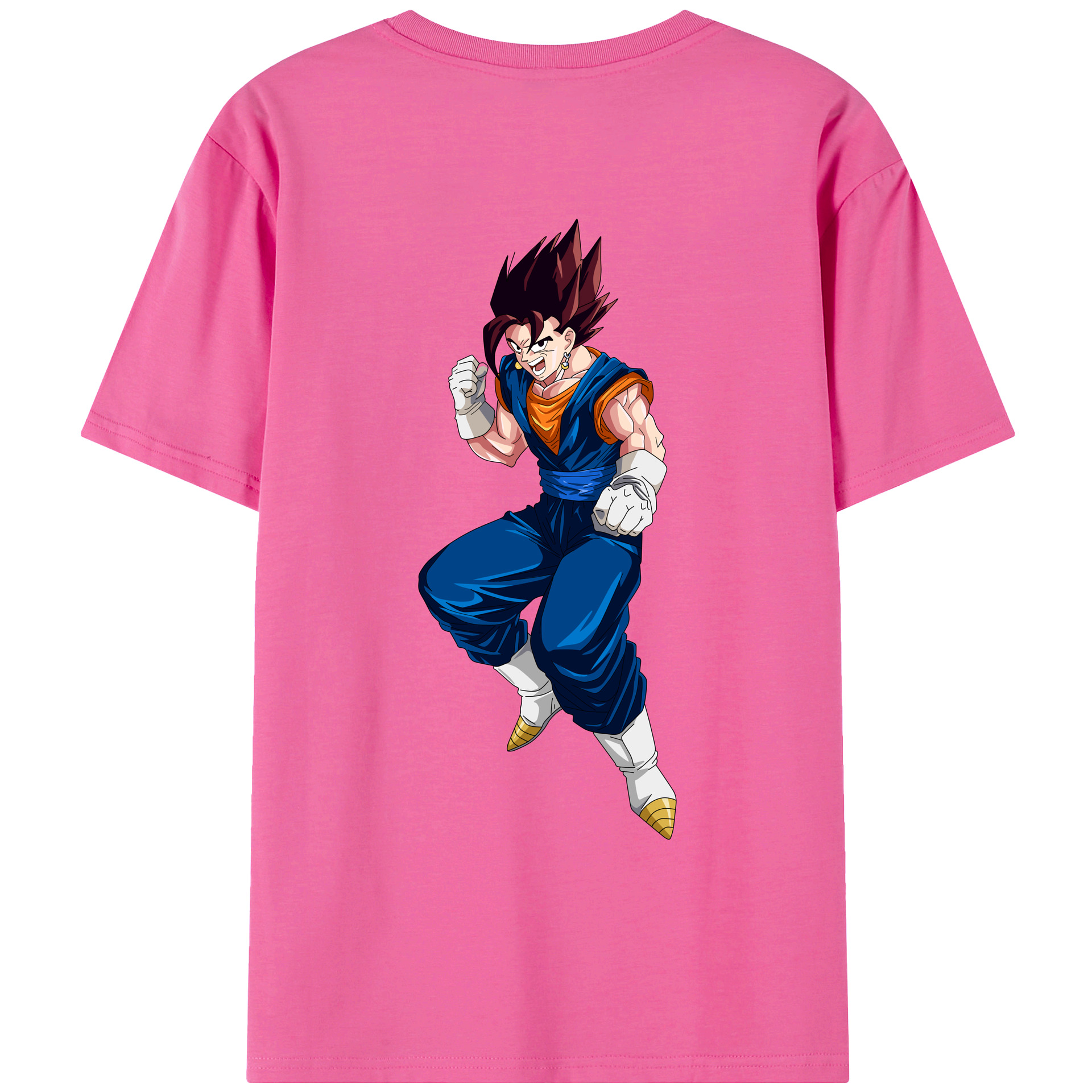（画像用） ドラゴンボール 孫 悟飯（そんごはん）DRAGON BALL Son Gohan レディース半袖Tシャツ(バックプリント)